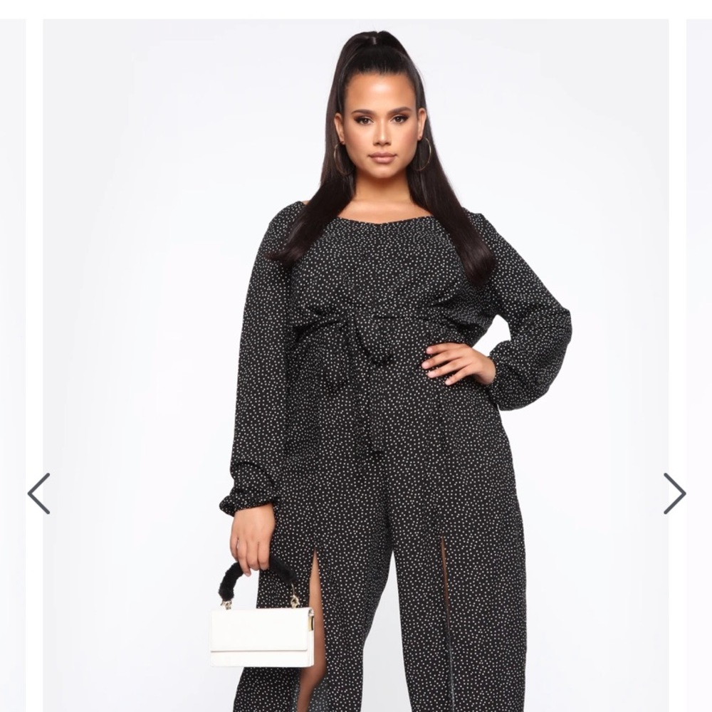 Fashion Nova Wide Leg Jumpsuit